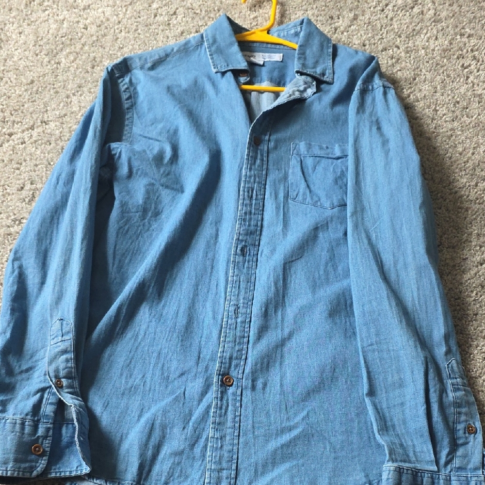 Old Navy Sky Blue Casual Shirt